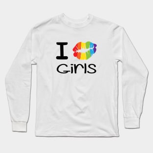 I Kiss Girls LGBT Pride Long Sleeve T-Shirt